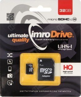 Zestaw kart pamięci IMRO 10/32G UHS-I ADP (32GB; Class U1; + adapter)