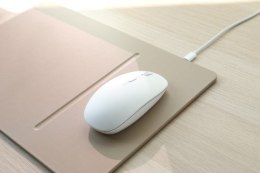 POUT Hands4 - Bezprzewodowa mysz komputerowa z funkcją szybkiego ładowania, kolor biały