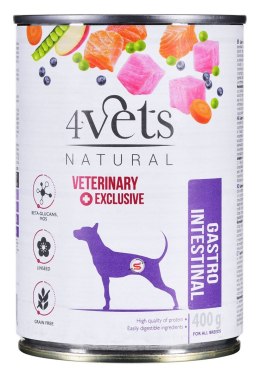 4VETS Natural Gastro Intestinal Dog - mokra karma dla psa - 400 g