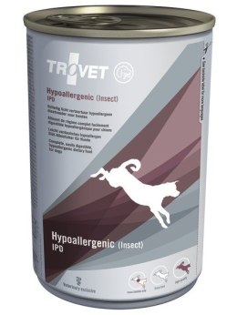 TROVET Hypoallergenic IPD z owadami - mokra karma dla psa - 400 g
