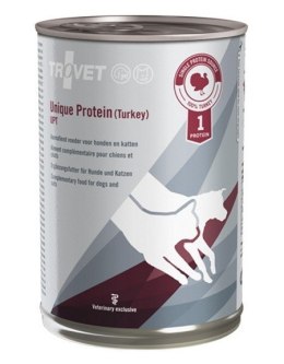Trovet UPT Unique Protein 400 g z indykiem, dla psów i kotów