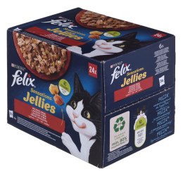 PURINA Felix Sensation: wiejskie smaki - karma dla kota - 24 x 85g