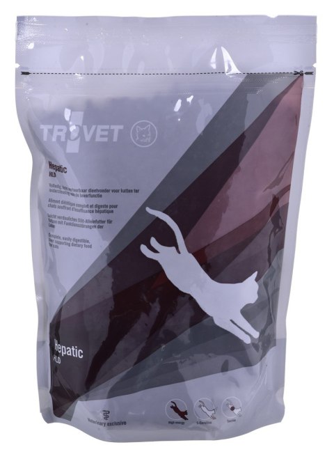 TROVET Hepatic HLD z kurczakiem - sucha karma dla kota - 500 g