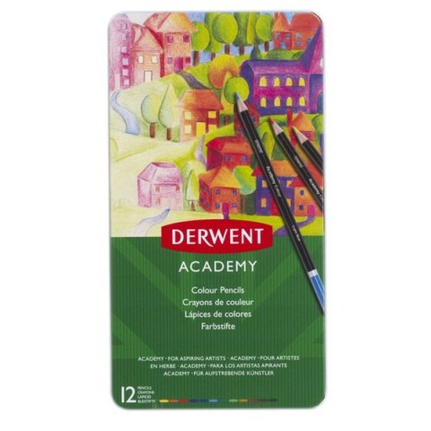 Kredki DERWENT Academy Wielokolorowy Kredki DERWENT Academy Wielokolorowy
