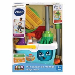 Zestaw do czyszczenia i przechowywania Vtech Little Magi'clean Cleaning Trolley Zabawki