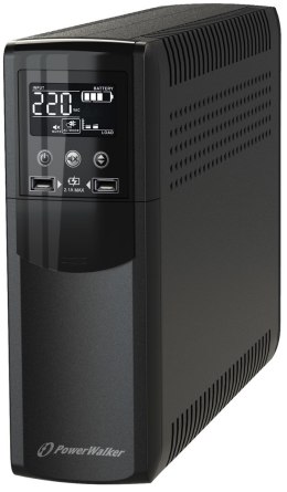 Zasilacz awaryjny UPS POWER WALKER VI 1000 CSW FR (Desktop; 1000VA)