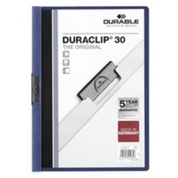 Folder z teczkami Durable Duraclip 30 Ciemnoniebieski Błękitne niebo A4 25 Części