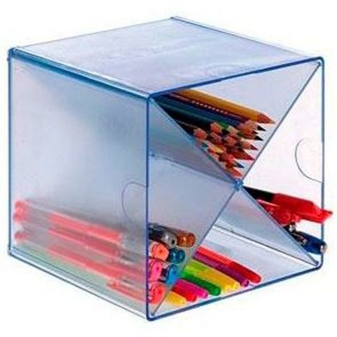 Organizer Archivo 2000 polistyrenu Niebieski 15 x 15 x 15 cm Organizer Archivo 2000 polistyrenu Niebieski 15 x 15 x 15 cm