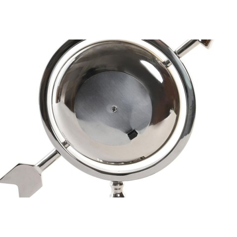 Stolné hodiny DKD Home Decor 23 x 8 x 30 cm Srebrzysty Aluminium Stolné hodiny DKD Home Decor 23 x 8 x 30 cm Srebrzysty Aluminium