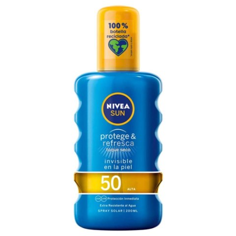 Spray do Opalania PROTEGE & REFRESCA Nivea Spf 50 (200 ml) 50 (200 ml) Spray do Opalania PROTEGE & REFRESCA Nivea Spf 50 (200 ml) 50 (200 ml)