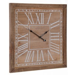 Zegar Ścienny Naturalny Drewno świerkowe 60 x 5 x 60 cm