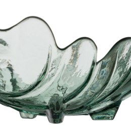 Dekoracja na Stół 35 x 19,5 x 11 cm szkło z recyklingu Kolor Zielony