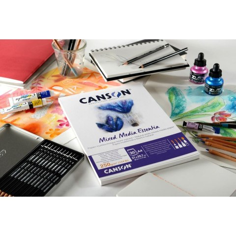 Blok rysunkowy Canson Mixed Media Essentia Biały Biały Naturalny A4 30 Kartki (5 Sztuk) Blok rysunkowy Canson Mixed Media Essentia Biały Biały Naturalny A4 30 Kartki (5 Sztuk)