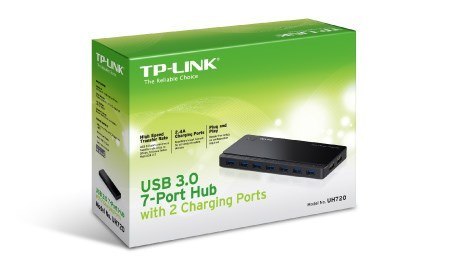 Hub TP-LINK UH720 (7x USB 3.0; kolor czarny) Hub TP-LINK UH720 (7x USB 3.0; kolor czarny)