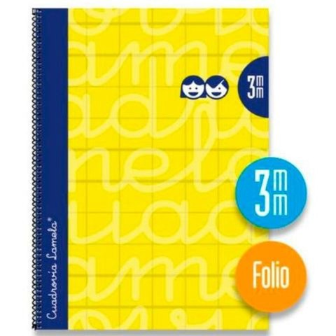 Notatnik Lamela 3 mm Żółty Din A4 5 Części 80 Kartki Notatnik Lamela 3 mm Żółty Din A4 5 Części 80 Kartki