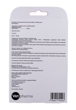 FRANCODEX PrevenDog - obroża przeciw kleszczom - 2x60 cm