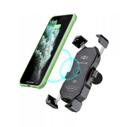 Uchwyt na telefon i ładowarka indukcyjna FreedConn MC1W 15W + USB Uchwyt na telefon i ładowarka indukcyjna FreedConn MC1W 15W + USB