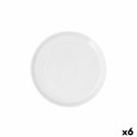 Płaski Talerz Ariane Artisan Biały Ceramika Ø 27 cm (6 Sztuk)