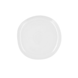Płaski Talerz Ariane Earth Biały Ceramika Ø 27 cm (6 Sztuk)
