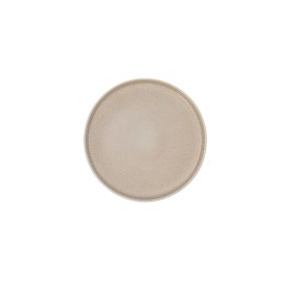 Płaski Talerz Ariane Porous Beżowy Ceramika Ø 21 cm (4 Sztuk)