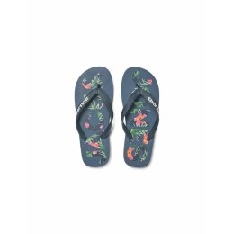 Klapki dla mężczyzn Jack & Jones FWLOGO PALM PRINT 12230642 Granatowy - 42-43