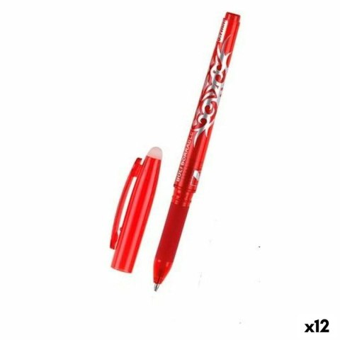 Pióro MP Czerwony Ścieralny tusz 0,7 mm (12 Sztuk) Pióro MP Czerwony Ścieralny tusz 0,7 mm (12 Sztuk)
