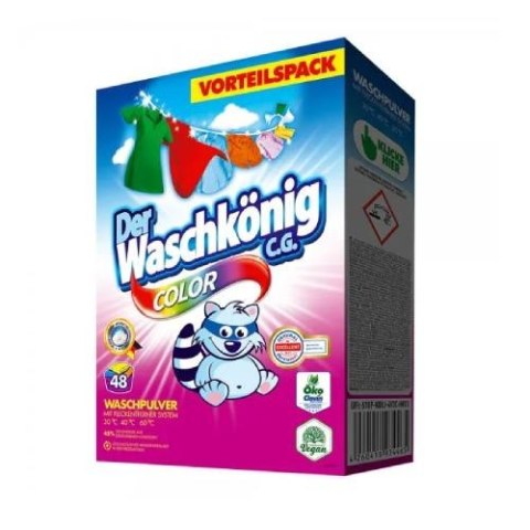 Der Waschkonig Color Proszek do Prania 48 prań DE Der Waschkonig Color Proszek do Prania 48 prań DE