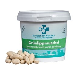 Europen Pet Pharmacy Grunlippmuschel,120 tabletek Witaminy dla psów,ekstrakt z małża zielonowargowego