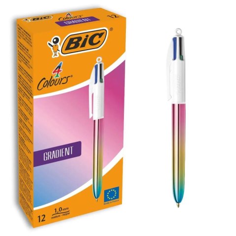 Pióro Bic Gradient Wielokolorowy 0,32 mm (12 Części)