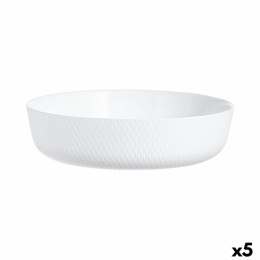 Półmisek Kuchenny Luminarc Smart Cuisine Biały Szkło Ø 26 cm (5 Sztuk)