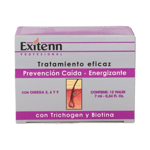 Przeciwko uracie włosów Exitenn Energizante Con 12 x 7 ml