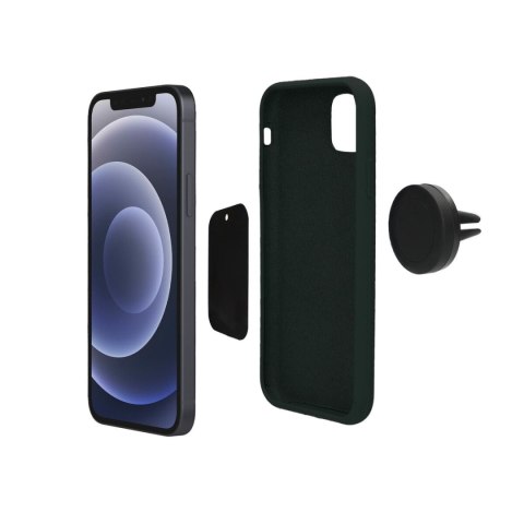 Magnetyczny uchwyt na telefon komórkowy do samochodu KSIX 360º Czarny Magnetyczny uchwyt na telefon komórkowy do samochodu KSIX 360º Czarny