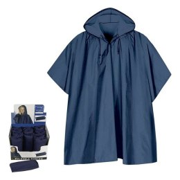 Płaszcz przeciwdeszczowy Ponczo Niebieski (Jeden rozmiar)