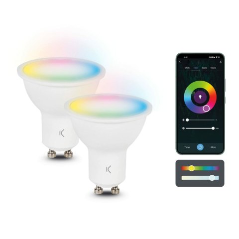 Żarówka LED KSIX GU10 5,5 W G Żarówka LED KSIX GU10 5,5 W G