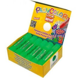 Farba temperowa Playcolor Basic One Solid Jasny Zielony 12 Części