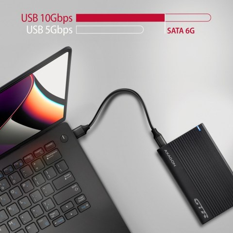 EE25-GTR Obudowa zewnętrzna aluminiowa USB3.2 Gen 2 - SATA 6G 2.5" SSD/HDD EE25-GTR Obudowa zewnętrzna aluminiowa USB3.2 Gen 2 - SATA 6G 2.5" SSD/HDD