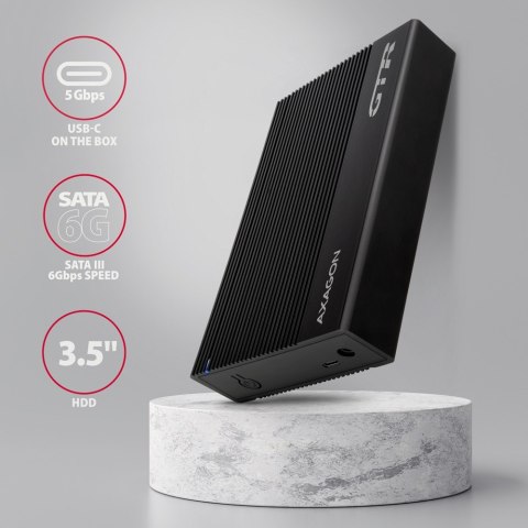 EE35-GTR Obudowa zewnętrzna aluminiowa USB3.2 Gen1 - SATA 6G 3.5" EE35-GTR Obudowa zewnętrzna aluminiowa USB3.2 Gen1 - SATA 6G 3.5"