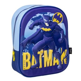 Plecak szkolny 3D Batman Niebieski 25 x 31 x 10 cm