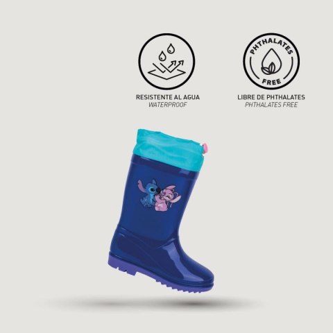 Gumowce dziecięce Stitch Niebieski - 27 Gumowce dziecięce Stitch Niebieski - 27