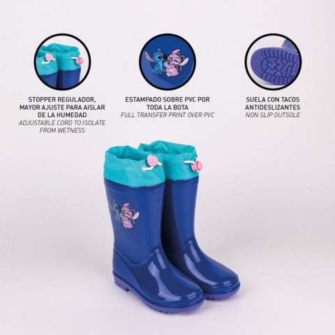 Gumowce dziecięce Stitch Niebieski - 29 Gumowce dziecięce Stitch Niebieski - 29