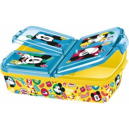 Lunchbox z przegrodami Mickey Mouse Fun-Tastic 19,5 x 16,5 x 6,7 cm polipropylen