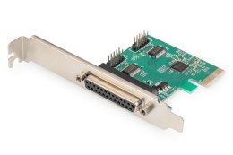 Karta rozszerzeń/Kontroler LPT/RS232 PCI Express, 1xDB25 2xDB9, Low Profile, Chipset: AX99100