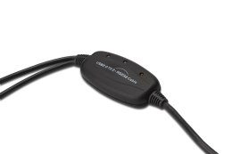 Konwerter/Adapter USB 2.0 do 2x RS232 (DB9) z kablem USB A M/Ż dł. 1,5m