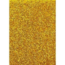 Papier Fama Glitter Miękka Pianka EVA Złoty 50 x 70 cm (10 Sztuk)