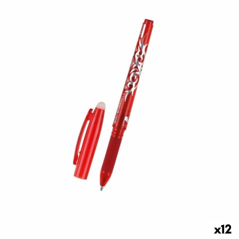 Pióro MP Click System Czerwony Ścieralny tusz 0,7 mm (12 Sztuk) Pióro MP Click System Czerwony Ścieralny tusz 0,7 mm (12 Sztuk)