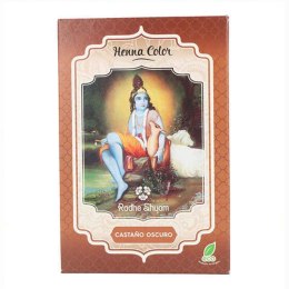 Trwała Koloryzacja Radhe Shyam Shyam Henna Henna W proszku Ciemny Szatyn (100 gr)