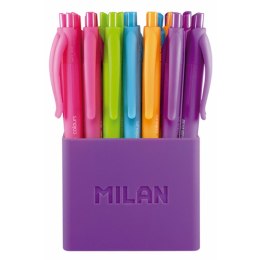Zestaw długopisów Milan P1 Touch Wielokolorowy 1 mm (24 Części)