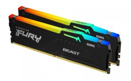 Pamięć DDR5 Fury Beast RGB 32GB(2*16GB)/6000 CL36 czarna EXPO