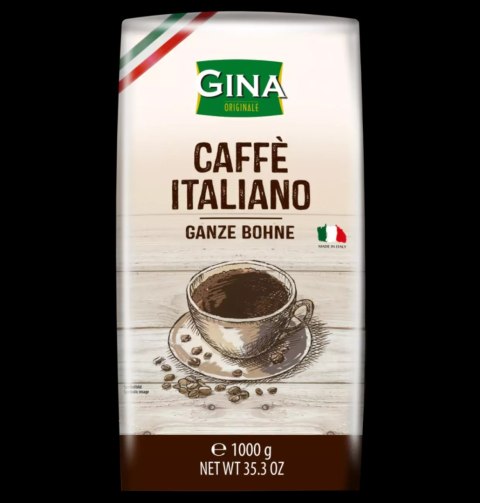 Gina Kaffee Italiano Kawa Ziarnista 1 kg Gina Kaffee Italiano Kawa Ziarnista 1 kg