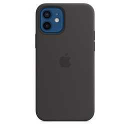 Silikonowe etui z MagSafe do iPhonea 12 i 12 Pro Czarne